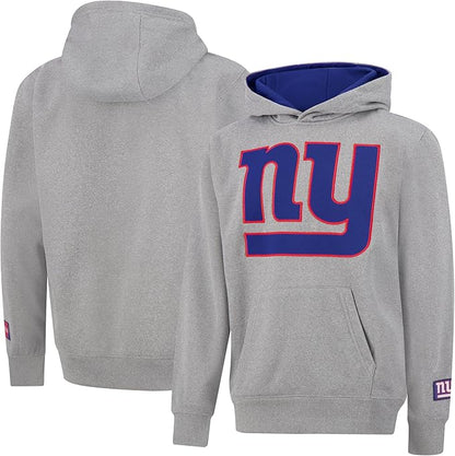 Ultra Game NFL Official Youth Super Soft Hoodie Sweatshirt Pullover - Warm Polyester Blend New York Giants|New York Giants