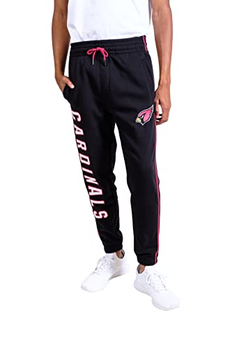 Ultra Game NFL Official Adults Super Soft Game Day Jogger Sweatpants - Unisex, Arizona Cardinals|Arizona Cardinals