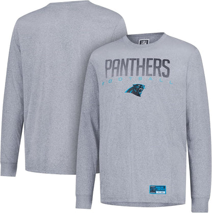 Ultra Game Men's NFL Official Super Soft Game Day Long Sleeve T-Shirt, Carolina Panthers|Carolina Panthers