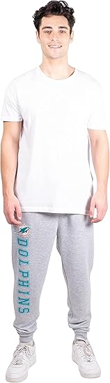 NFL Official Adults Super Soft Game Day Jogger Sweatpants - Unisex|Miami Dolphins