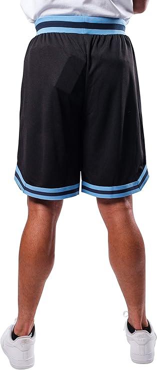 Ultra Game NBA Official Men’s Active Knit Basketball Training Shorts - Unisex, Memphis Grizzlies, Black|Memphis Grizzlies