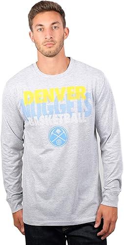 Ultra Game NBA Denver Nuggets Men's Super Soft Supreme Long Sleeve T-Shirt|Denver Nuggets - UltraGameShop