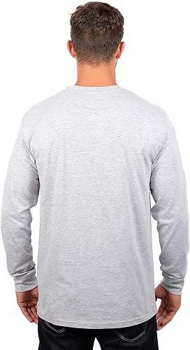 Ultra Game NBA Houston Rockets Men's Super Soft Supreme Long Sleeve T-Shirt|Houston Rockets - UltraGameShop