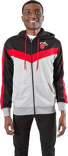 Ultra Game NBA Portland Trail Blazers Men's Contrast Back Cut Full Zip Hoodie Sweatshirt|Portland Trail Blazers - UltraGameShop