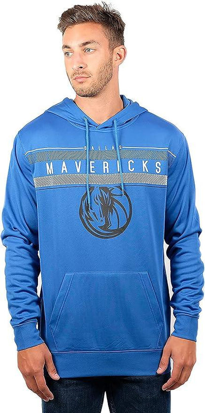 Ultra Game NBA Dallas Mavericks Men's Fleece Hoodie Pullover Sweatshirt Poly Midtown | Dallas Mavericks - UltraGameShop