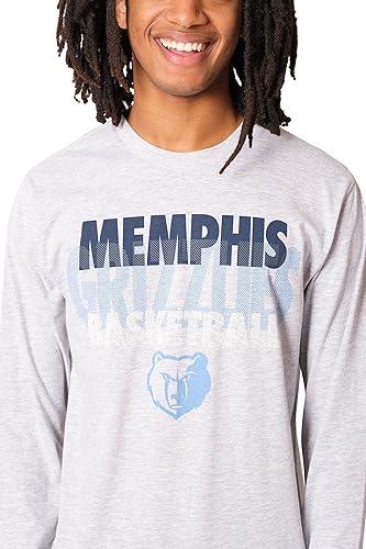 Ultra Game NBA Memphis Grizzlies Men's Super Soft Supreme Long Sleeve T-Shirt|Memphis Grizzlies - UltraGameShop