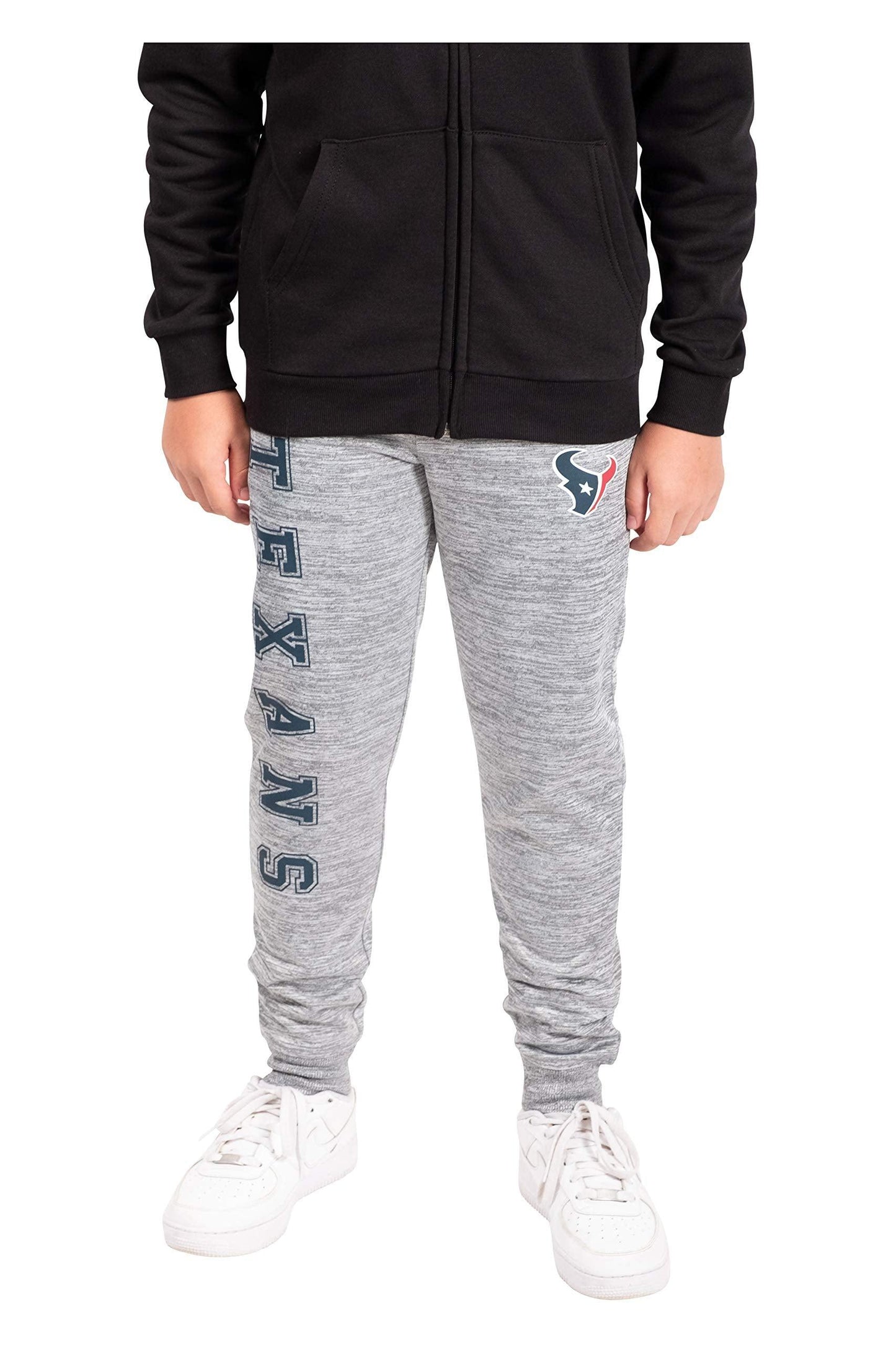 Ultra Game NFL Houston Texans Youth High Performance Moisture Wicking Fleece Jogger Sweatpants|Houston Texans - UltraGameShop