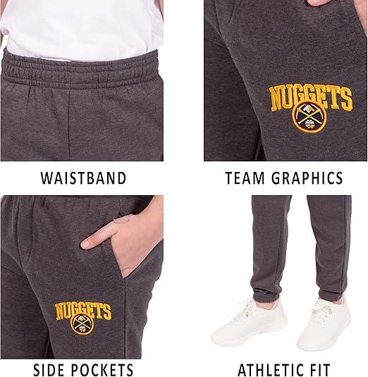 Ultra Game NBA Denver Nuggets Boys Extra Soft Jogger Sweatpants|Denver Nuggets - UltraGameShop