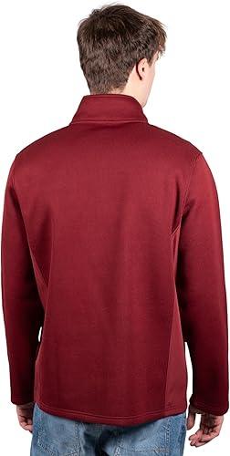 Ultra Game Miami Heat Men's Quarter Zip Fleece Pullover Sweatshirt with Zipper Pockets|Miami Heat - UltraGameShop