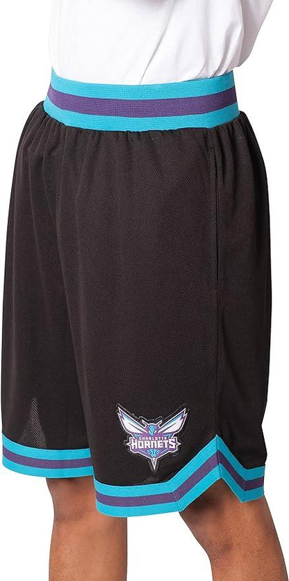 Ultra Game NBA Charlotte Hornets Men's Active Knit Basketball Training Shorts|Charlotte Hornets - UltraGameShop