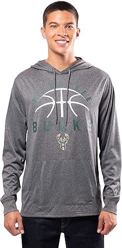 Ultra Game NBA Milwaukee Bucks Men’s Super Soft Lightweight Pullover Hoodie Sweatshirt|Milwaukee Bucks - UltraGameShop