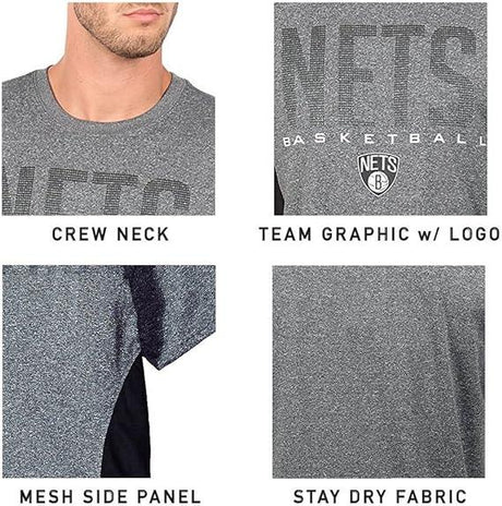 Ultra Game NBA Brooklyn Nets Men‚Äôs Super Soft Supreme T-Shirt|Brooklyn Nets - UltraGameShop