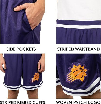 Ultra Game NBA Phoenix Suns Official Men's Supreme Active Basketball Training Shorts|Phoenix Suns - UltraGameShop