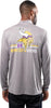 Ultra Game NFL Minnesota Vikings Mens Super Soft Quarter Zip Long Sleeve T-Shirt|Minnesota Vikings