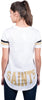 Ultra Game NFL New Orleans Saints Womens Soft Mesh Jersey Varsity Tee Shirt|New Orleans Saints