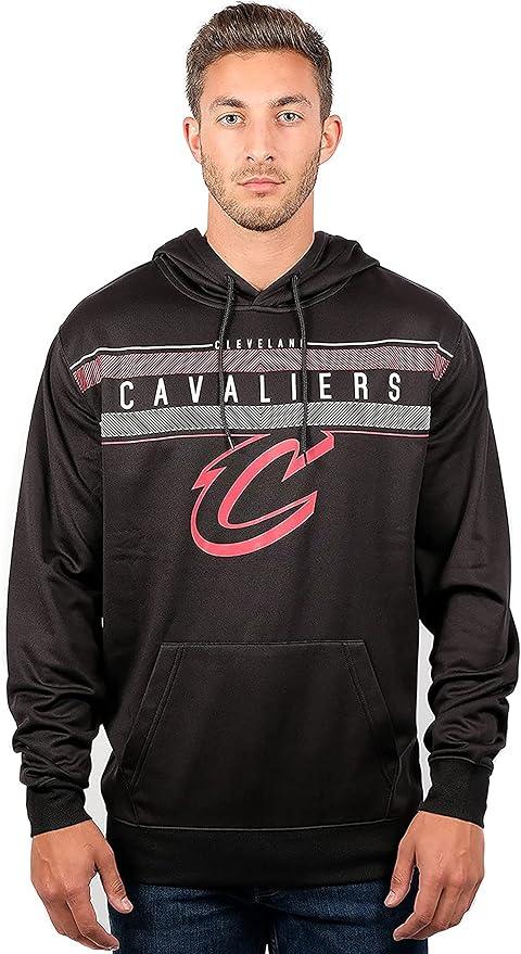 Ultra Game NBA Cleveland Cavaliers Men's Fleece Hoodie Pullover Sweatshirt Poly Midtown |Cleveland Cavaliers - UltraGameShop