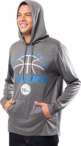 Ultra Game NBA Philadelphia 76ers Men’s Super Soft Lightweight Pullover Hoodie Sweatshirt|Philadelphia 76ers - UltraGameShop