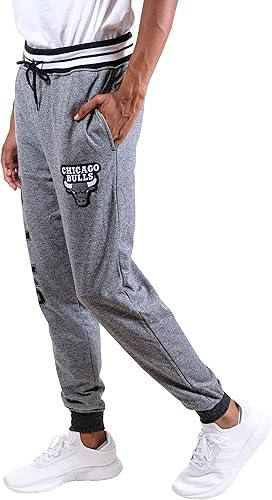 Ultra Game NBA Chicago Bulls Official Men's Super Soft Game Day Jogger Sweatpants|Chicago Bulls - UltraGameShop