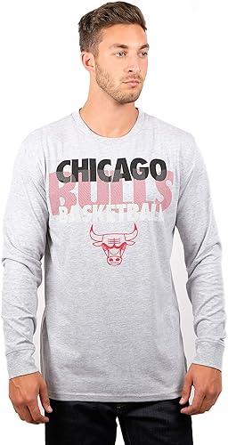 Ultra Game NBA Chicago Bulls Men's Super Soft Supreme Long Sleeve T-Shirt|Chicago Bulls - UltraGameShop