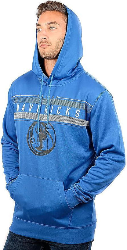 Ultra Game NBA Dallas Mavericks Men's Fleece Hoodie Pullover Sweatshirt Poly Midtown | Dallas Mavericks - UltraGameShop