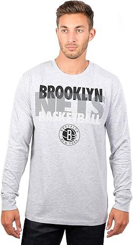 Ultra Game NBA Brooklyn Nets Men's Super Soft Supreme Long Sleeve T-Shirt|Brooklyn Nets - UltraGameShop