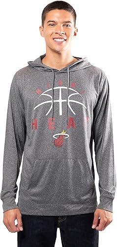 Ultra Game NBA Miami Heat Men’s Super Soft Lightweight Pullover Hoodie Sweatshirt|Miami Heat - UltraGameShop