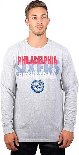 Ultra Game NBA Philadelphia 76ers Men's Super Soft Supreme Long Sleeve T-Shirt|Philadelphia 76ers - UltraGameShop