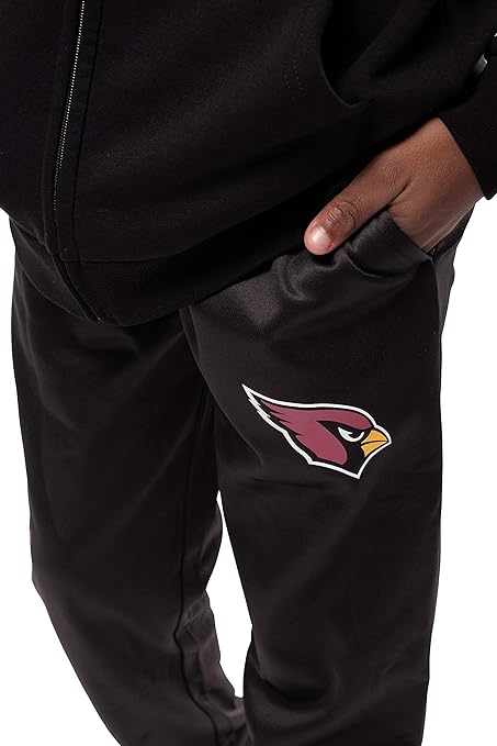 Ultra Game Boys' High Performance Moisture Wicking Fleece Jogger Sweatpants|Arizona Cardinals - UltraGameShop