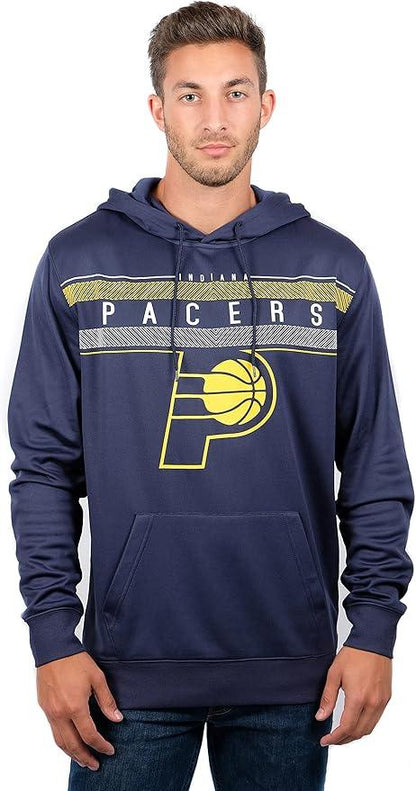 Ultra Game NBA Indiana Pacers Men's Fleece Hoodie Pullover Sweatshirt Poly Midtown |Indiana Pacers - UltraGameShop