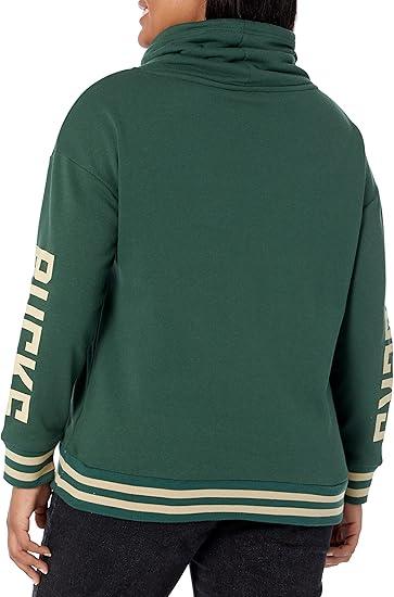 Ultra Game NBA Women's Milwaukee Bucks Super Soft Pullover Hoodie Funnel Sweatshirt | Milwaukee Bucks - UltraGameShop