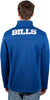 Ultra Game Men's Quarter-Zip Fleece Pullover Sweatshirt with Zipper Pockets Buffalo Bills