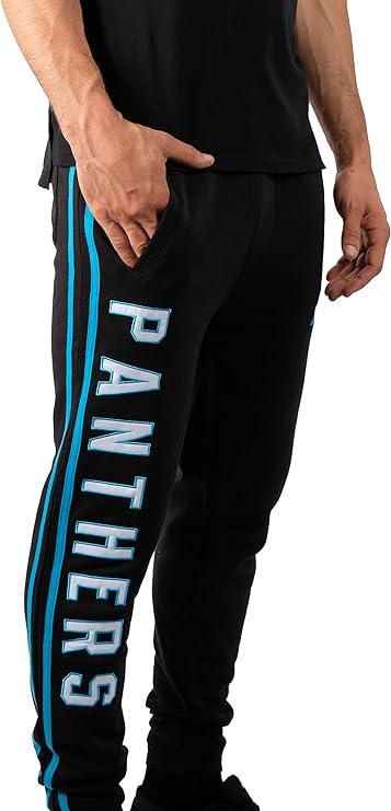 Ultra Game NFL Carolina Panthers Men's Active Super Soft Game Day Jogger Sweatpants|Carolina Panthers - UltraGameShop