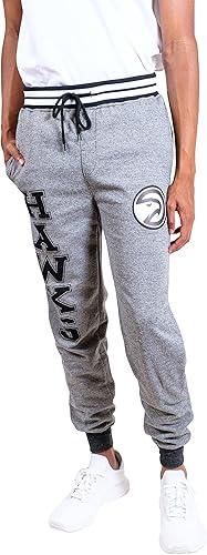 Ultra Game NBA Atlanta Hawks Official Men's Super Soft Game Day Jogger Sweatpants|Atlanta Hawks - UltraGameShop