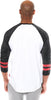 Ultra Game NFL Mens Super Soft Raglan Baseball Long Sleeve T-Shirt| Tampa Bay Buccaneers