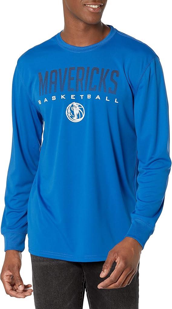 Ultra Game NBA Denver Nuggets Men's Super Soft Game Day Long Sleeve T-Shirt |Denver Nuggets - UltraGameShop