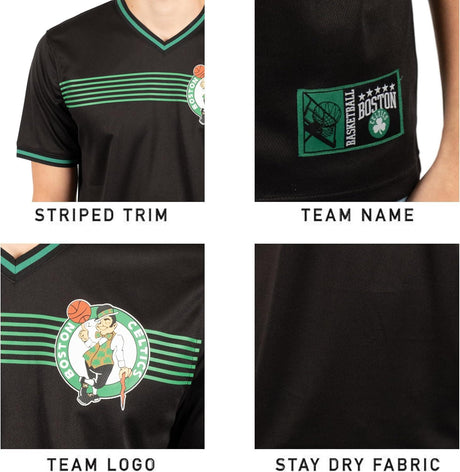 Ultra Game NBA San Antonio Spurs Men's Game Time Soft Mesh Short Sleeve V-Neck Tee Shirt|San Antonio Spurs - UltraGameShop