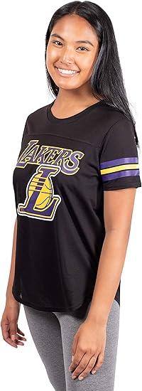 Ultra Game NBA Women's Los Angeles Lakers Soft Mesh T-Shirt | Los Angeles Lakers - UltraGameShop