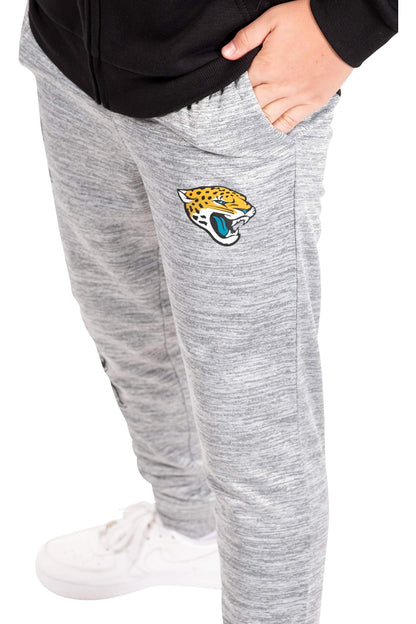 Ultra Game NFL Jacksonville Jaguars Youth High Performance Moisture Wicking Fleece Jogger Sweatpants|Jacksonville Jaguars - UltraGameShop