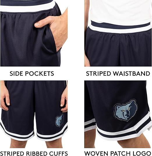 Ultra Game NBA Memphis Grizzlies Official Men's Supreme Active Basketball Training Shorts|Memphis Grizzlies - UltraGameShop