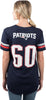Ultra Game NFL New England Patriots Womens Soft Mesh Varsity Stripe T-Shirt|New England Patriots - UltraGameShop