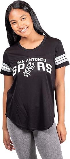 Ultra Game NBA Women's San Antonio Spurs Soft Mesh T-Shirt | San Antonio Spurs - UltraGameShop