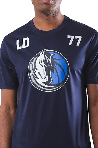 Ultra Game NBA Dallas Mavericks - Luka Doncic Men's Players Quick Dry Active T-Shirt|Dallas Mavericks - Luka Doncic - UltraGameShop