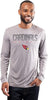 Ultra Game NFL Arizona Cardinals Mens Active Quick Dry Long Sleeve T-Shirt|Arizona Cardinals