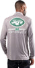 Ultra Game NFL New York Jets Mens Super Soft Quarter Zip Long Sleeve T-Shirt|New York Jets