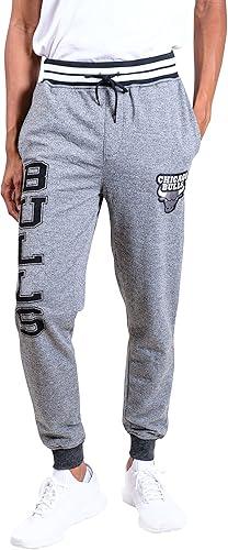 Ultra Game NBA Chicago Bulls Official Men's Super Soft Game Day Jogger Sweatpants|Chicago Bulls - UltraGameShop