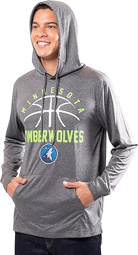 Ultra Game NBA Minnesota Timberwolves Men’s Super Soft Lightweight Pullover Hoodie Sweatshirt|Minnesota Timberwolves - UltraGameShop