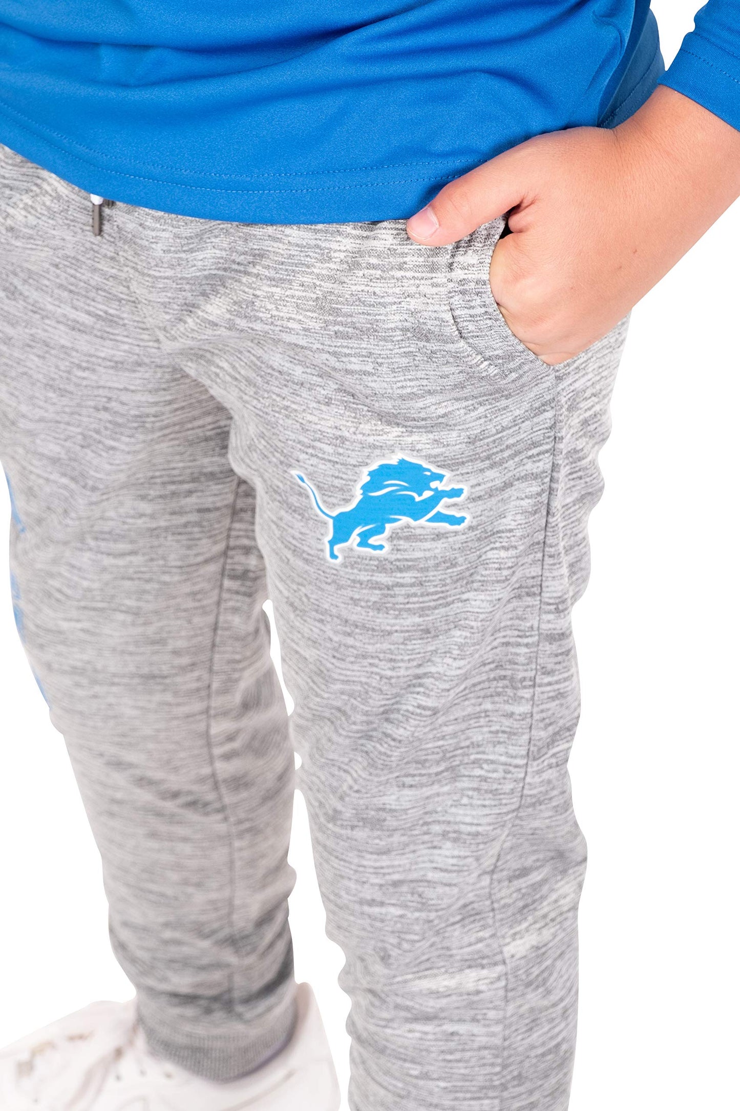 Ultra Game NFL Official Youth Super Soft Game Day Jogger Sweatpants, Detroit Lions|Detroit Lions