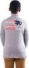 Ultra Game NFL New England Patriots Youth Super Soft Quarter Zip Long Sleeve T-Shirt|New England Patriots