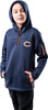 Ultra Game NFL Chicago Bears Youth Extra Soft Fleece Quarter Zip Pullover Hoodie Sweartshirt|Chicago Bears