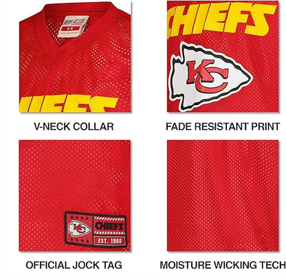 Ultra Game NFL Official Youth Uniform Set - Includes Super Soft Jersey, Pants, Iron on Numbers & Team Sticker Set, San Francisco 49ers, Team Color|San Francisco 49ers